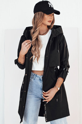 Kurtka przejściowa damska parka czarna TILSON Dstreet TY4182