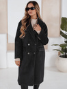 Płaszcz zimowy damski długi oversize czarny Dstreet NY0765