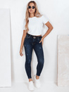 Jeansy damskie skinny granatowe Dstreet UY2813