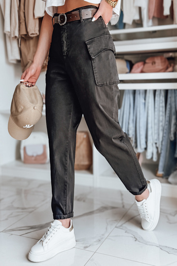 Spodnie damskie baggy GOTRENDI czarne Dstreet UY2524