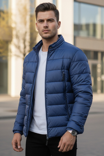 Kurtka męska pikowana granatowa Dstreet TX4446