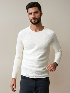 Sweter męski ecru WX2301_2