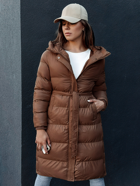 Płaszcz/kurtka damska FROSTWEAR brązowa Dstreet TY5474