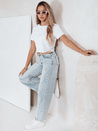 Spodnie damskie jeansowe baggy BAGETSON niebieskie Dstreet UY2431