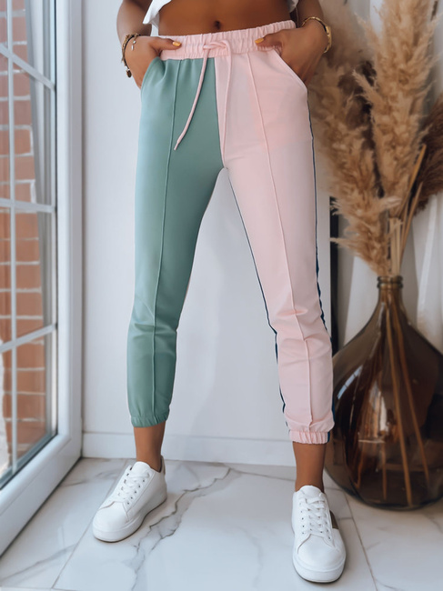Spodnie damskie dresowe PASTELS różowe Dstreet UY1483