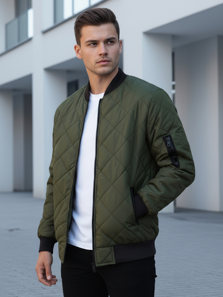 Zelená bomber bunda (tx2216)