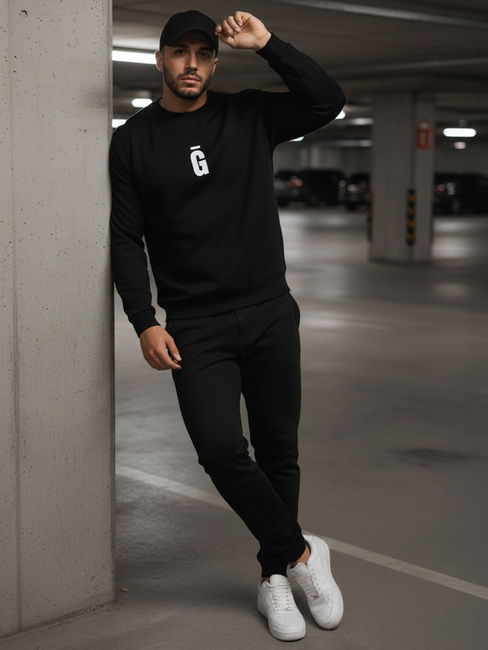 Bluza męska grafitowa czarna Dstreet BX5930