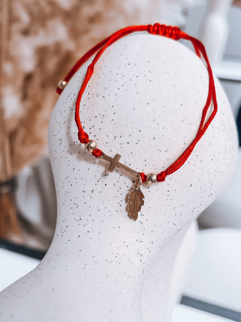 Bransoletka HEARTBEAT czerwona Dstreet LY0076