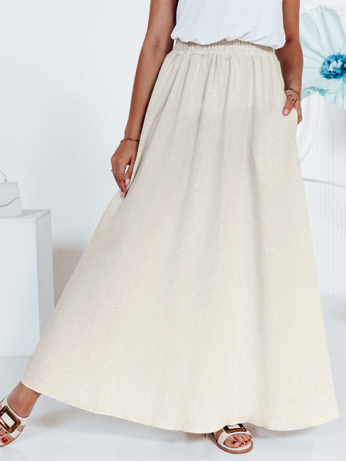 Spódnica CISTAL beżowa Dstreet CY0452