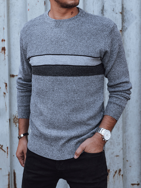 Sweter męski szary Dstreet WX2211
