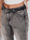Spodnie damskie jeansowe skinny JORNIX ciemnoszare Dstreet UY2192