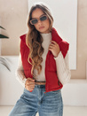 Kamizelka damska pikowana czerwona Dstreet TY5198