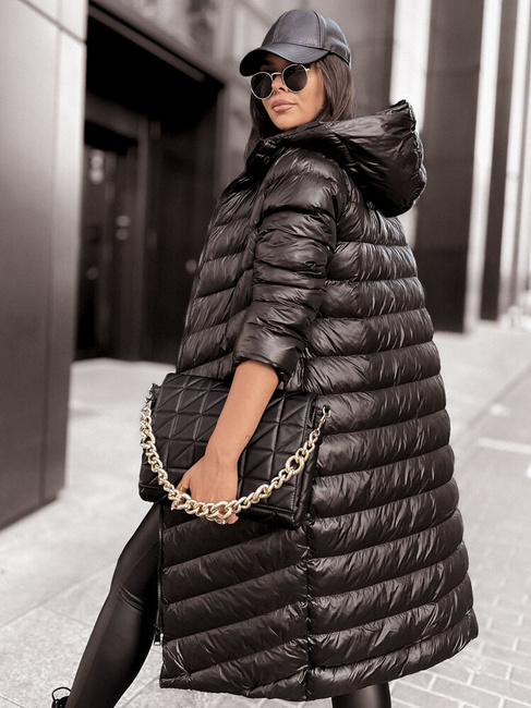 Kurtka damska pikowana SPECTRUMS czarna Dstreet TY3887z