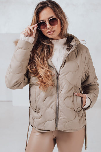 Kurtka damska beżowa Dstreet TY4238