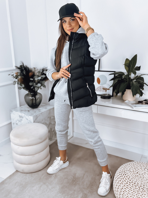 Kamizelka damska pikowana MARIN czarna Dstreet TY3371