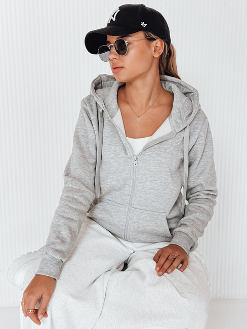 Bluza damska VICTORIA jasnoszara BY0228