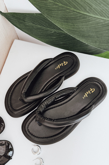 Klapki damskie EASYDAY czarne Dstreet ZY0993