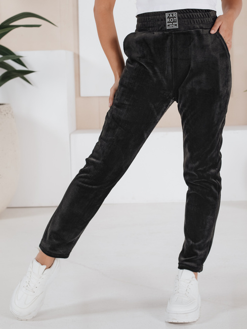 Spodnie damskie dresowe BRENDA czarne Dstreet UY1753