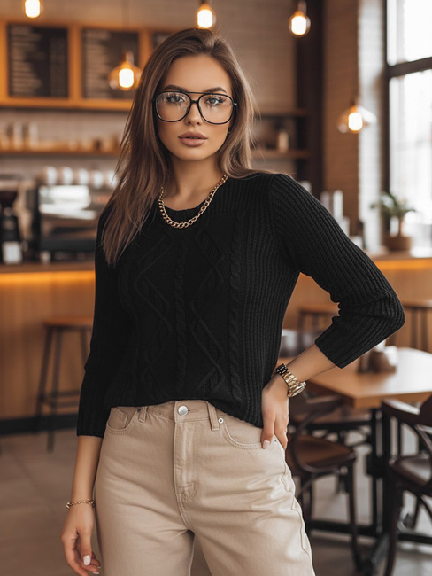 Sweter damski MIRA czarny Dstreet MY1830