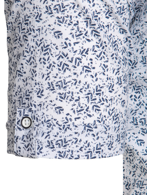 Koszula męska z krótkim rękawem biała Dstreet KX1072