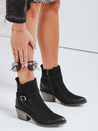 Botki damskie czarne Dstreet ZY0516