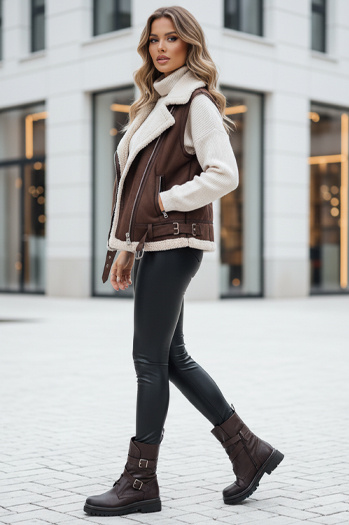 Spodnie damskie woskowane ELLODIX czarne Dstreet UY2230