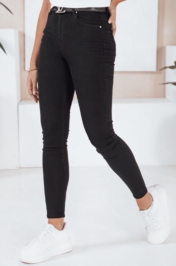 Jeansy damskie skinny czarne Dstreet UY2755