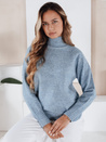 Sweter damski półgolf niebieski Dstreet MY2536