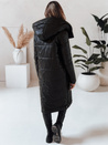 Kurtka damska przejściowa ORVITA pikowana z kapturem czarna Dstreet TY5024