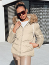 Kurtka zimowa damska pikowana khaki Dstreet TY5410