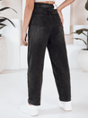 Jeansy damskie balloon fit czarne Dstreet UY2743