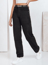 Jeansy damskie szerokie czarne Dstreet UY2760