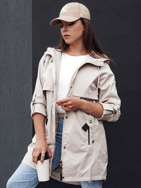 Kurtka przejściowa damska parka STYLE QUEEN szara Dstreet TY4394