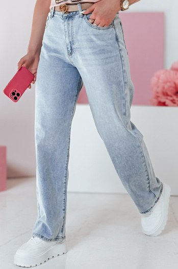 Spodnie damskie jeansowe baggy VINSELF niebieskie Dstreet UY2681