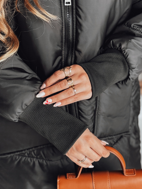 Kurtka damska oversize NADIA czarna Dstreet TY2436z