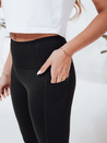 Damskie legginsy sportowe LEGGIVIBE czarne Dstreet UY2723
