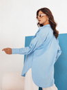 Koszula damska oversize AISMEE błękitna Dstreet DY0423