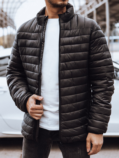 Kurtka męska przejściowa pikowana czarna Dstreet TX4582