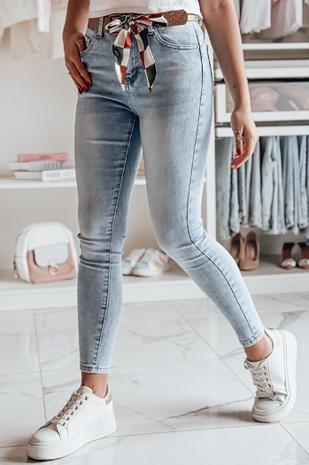 Spodnie damskie jeansowe MISSBELT niebieskie Dstreet UY2707