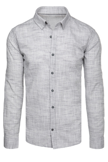 Koszula męska casualowa szara Dstreet DX2653