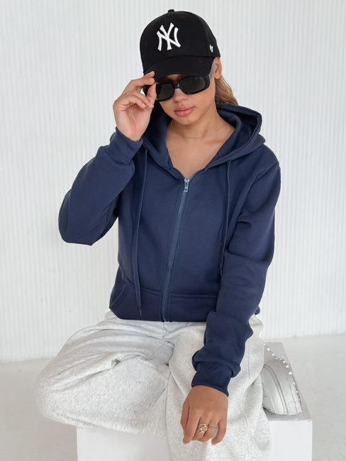 Bluza damska VICTORIA niebieska BY1393