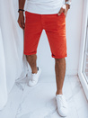 Krótkie spodenki męskie chinosy czerwone Dstreet SX2321