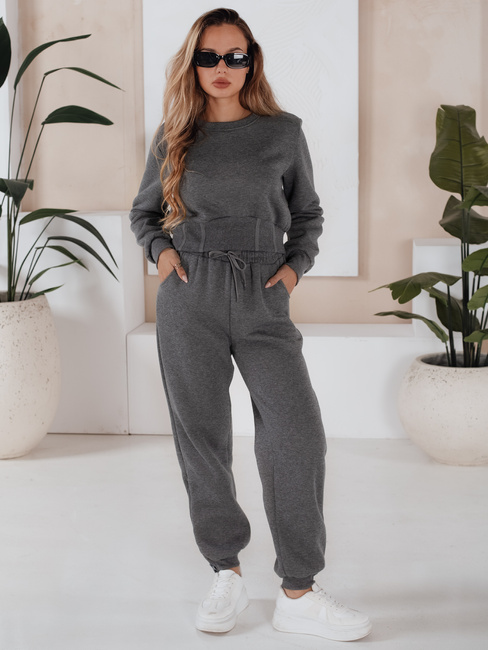 Komplet damski dresowy KEILI ciemnoszary Dstreet AY0647