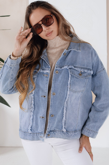 Kurtka damska jeansowa DENZARIA niebieska Dstreet TY4905