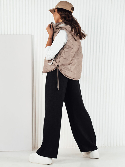 Kamizelka pikowana damska TREOS beżowa Dstreet TY4216