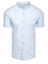 Koszula męska z krótkim rękawem błękitna Dstreet KX1048