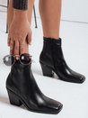 Botki damskie jesienne czarne Dstreet ZY1018