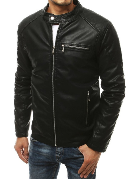 Kurtka męska skórzana czarna Dstreet TX3463