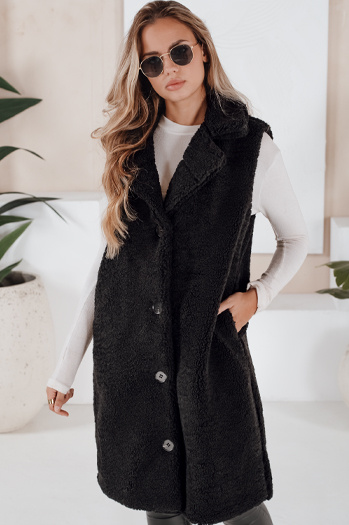 Kamizelka damska BALLA czarna Dstreet TY3199