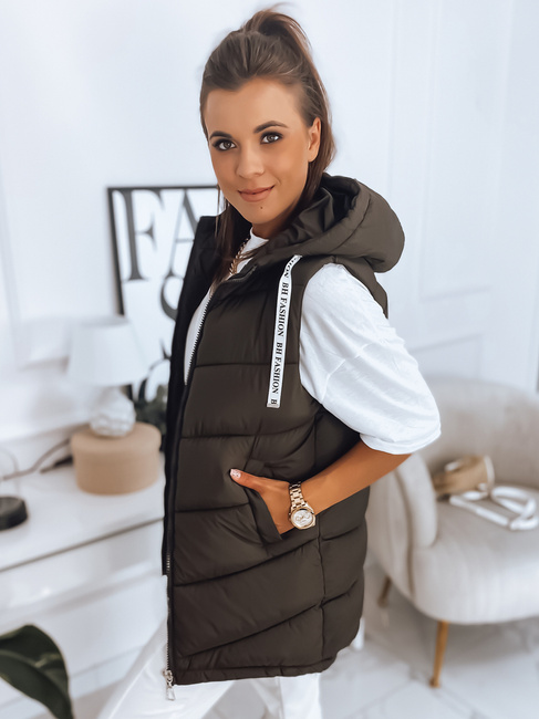 Kamizelka damska MIRELLI brązowa Dstreet TY2911